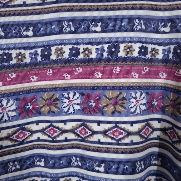 90s Ribbed Patterned Tee - Picture 4 of 7